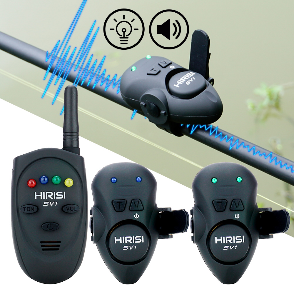 휴대용 케이스가있는 Hirisi 낚시 미끼 알람 세트  - Fish Alarm 리뷰 및 가격
