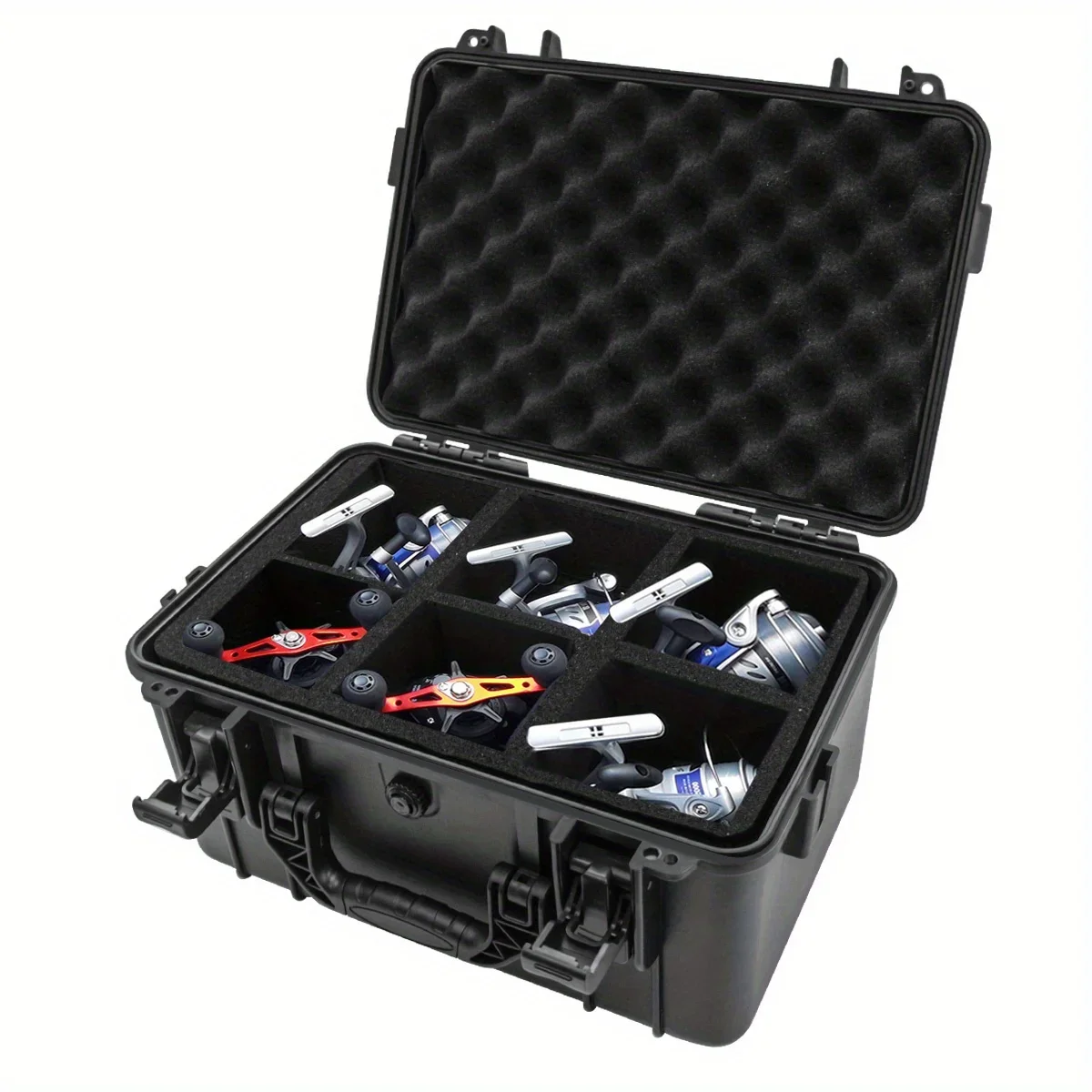 사전 절단된 스폰지 인서트가 포함된 휴대용 도구 상자  - Fish Finder Case 리뷰 및 가격