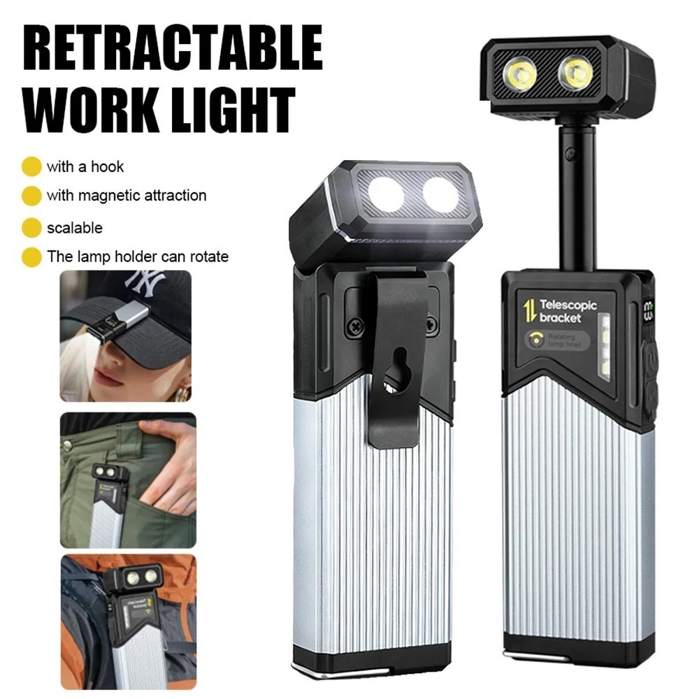 휴대용 180 °   회전식 확장형 LED 손전등 방수 - Fishing Light 리뷰 및 가격